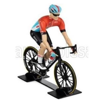 SOLIDO FIGURES CICLISTA - CYCLIST - TEAM LOTTO DSTNY - TOUR DE FRANCE 2023 - RED BLUE 1/18