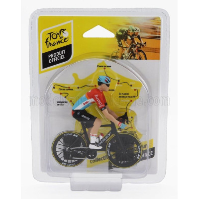 SOLIDO FIGURES CICLISTA - CYCLIST - TEAM LOTTO DSTNY - TOUR DE FRANCE 2023 - RED BLUE 1/18
