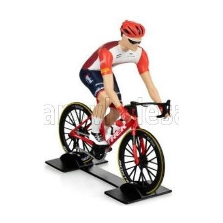 SOLIDO FIGURES CICLISTA - CYCLIST - TEAM TREK SEGAFREDO - TOUR DE FRANCE 2023 - WHITE RED 1/18