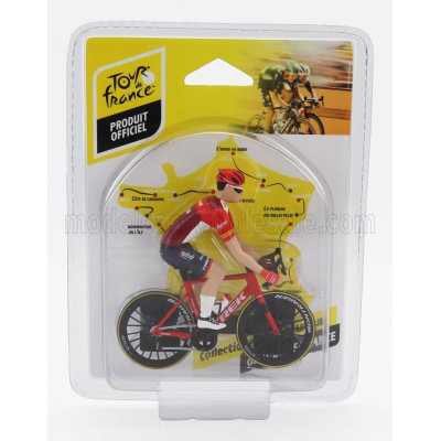 SOLIDO FIGURES CICLISTA - CYCLIST - TEAM TREK SEGAFREDO - TOUR DE FRANCE 2023 - WHITE RED 1/18