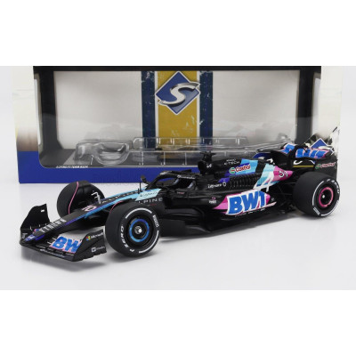 SOLIDO ALPINE F1  A524 TEAM BWT ALPINE N 31 PRESENTATION SEASON 2024 ESTEBAN OCON - BLACK BLUE PINK 1/18