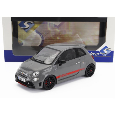 SOLIDO FIAT NUOVA 500 ABARTH 595 XSR EDITION 2022 - GREY RED 1/18