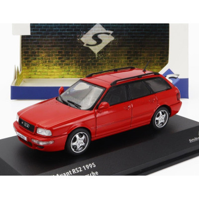 SOLIDO AUDI A4 RS2 AVANT SW STATION WAGON 1995 - POWERED BY PORSCHE - RED 1/43