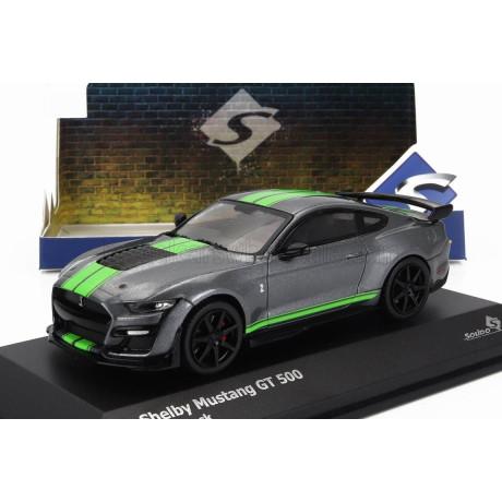SOLIDO FORD USA MUSTANG SHELBY GT500 COUPE 2020 - GREY GREEN 1/43