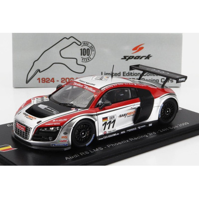 SPARK MODEL AUDI R8 LMS TEAM PHOENIX RACING N 111 24h SPA 2009 HENRI MOSER - MARCEL FASSLER - ALEX MARGARITIS - MARC BASSENG - S
