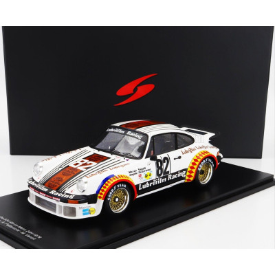 SPARK MODEL PORSCHE 934 3.0L TURBO TEAM LUBRIFILM RACING N 82 24h LE MANS 1979 H.MULLER - A.PALLAVICINI - M.VANOLI - WHITE 1/18