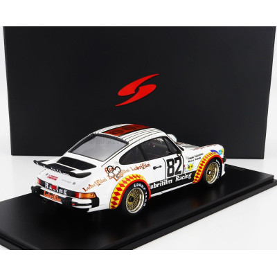 SPARK MODEL PORSCHE 934 3.0L TURBO TEAM LUBRIFILM RACING N 82 24h LE MANS 1979 H.MULLER - A.PALLAVICINI - M.VANOLI - WHITE 1/18