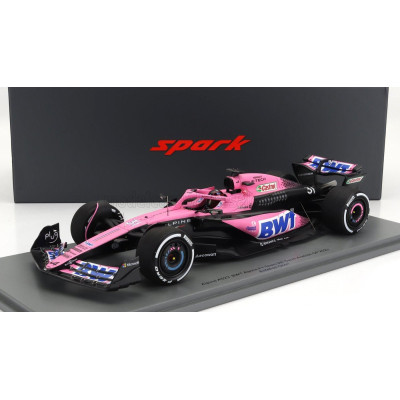 SPARK MODEL ALPINE F1  A523 TEAM BWT ALPINE N 31 SEASON 2023 ESTEBAN OCON - PINK BLUE 1/18