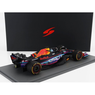 SPARK MODEL RED BULL F1  RB19 TEAM ORACLE RED BULL RACING N 1 WORLD CHAMPION WINNER MIAMI GP 2023 MAX VERSTAPPEN - MATT BLUE 1/1