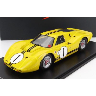 SPARK MODEL FORD USA GT40 MKIV 7.0L V8 TEAM FORD MOTOR COMPANY N 1 WINNER 12h SEBRING 1967 M.ANDRETTI - B.McLAREN - CON VETRINA