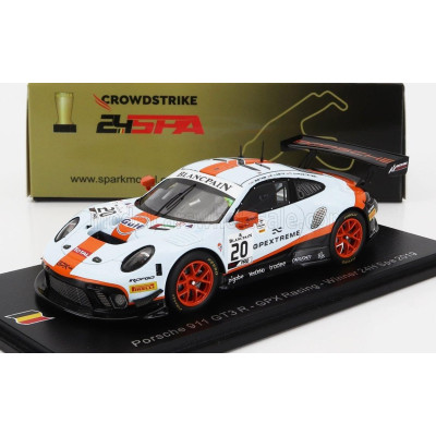 SPARK MODEL PORSCHE 911 991 GT3 R 4.0L FLAT-6 TEAM GPX RACING N 20 WINNER 24h SPA 2019 RICHARD LIETZ - MICHAEL CHRISTENSEN - KEV