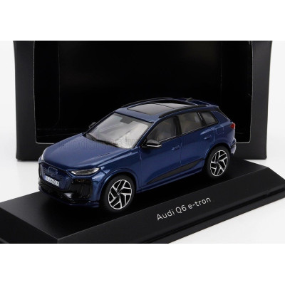 SPARK MODEL AUDI Q6 E-TRON 2023 - ASCARI BLUE MET 1/43