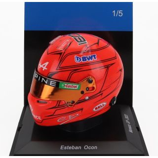 SPARK MODEL BELL HELMET F1  CASCO HELMET RENAULT A523 TEAM BWT ALPINE N 31 MONACO GP 2023 ESTEBAN OCON - ORANGE 1/5
