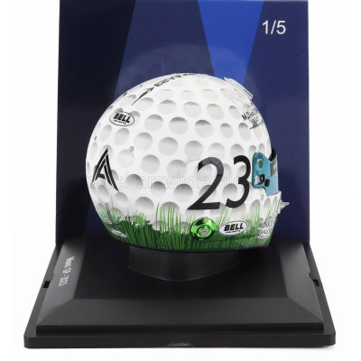 SPARK MODEL BELL HELMET F1  CASCO HELMET WILLIAMS	FW45 TEAM WILLIAMS RACING N 23 MIAMI GP 2023 ALEXANDER ALBON - WHITE 1/5