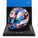 SPARK MODEL BELL HELMET F1  CASCO HELMET RENAULT A523 TEAM BWT ALPINE N 10 BRITISH GP 2023 PIERRE GASLY - WHITE BLUE RED 1/5
