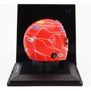 SPARK MODEL BELL HELMET F1  CASCO HELMET RENAULT A523 TEAM BWT ALPINE N 31 AZERBAIJAN GP 2023 ESTEBAN OCON - RED 1/5