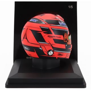 SPARK MODEL BELL HELMET CASCO HELMET F1 ESTEBAN OCON TEAM BWT ALPINE N 31 SEASON 2024 - RED 1/5
