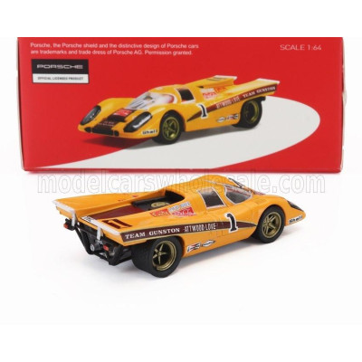 SPARK MODEL PORSCHE 917K TEAM GUNSTON COCA-COLA N 1 9h KYALAMI 1970 RICHARD ATTWOOD - JOHN LOVE - ORANGE 1/64