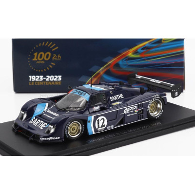 SPARK MODEL COUGAR C24S 3.0L TURBO TEAM COURAGE COMPETITION M 12 24h LE MANS 1990 B.THUNER - A.IANETTA - P.PESSIOT - BLUE 1/43