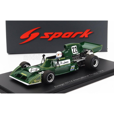 SPARK MODEL ENSIGN F1  N174 N 22 INTERNATIONAL TROPHY 1974 BRIAN REDMAN - GREEN 1/43