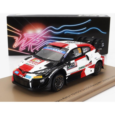 SPARK MODEL TOYOTA YARIS GR RALLY1 TEAM TOYOTA GAZOO RACING WRT N 33 2nd RALLY SAFARI KENYA 2022 E.EVANS - S.MARTIN - WHITE RED