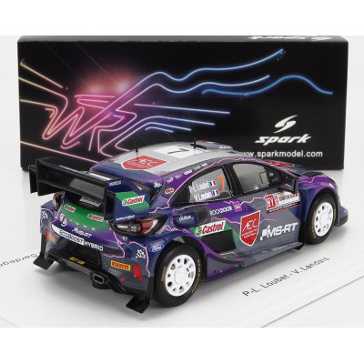 SPARK MODEL FORD ENGLAND PUMA RALLY1 TEAM FORD WORLD RALLY M-SPORT N 7 4th RALLY SARDINIA ITALY 2022 P.L.LOUBET - V.LANDAIS - PU