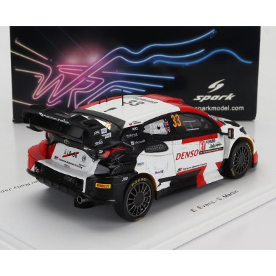 SPARK MODEL TOYOTA YARIS GR HYBRID RALLY1 TEAM TOYOTA GAZOO RACING WRT N 33 WINNER RALLY JAPAN 2023 ELFYN EVANS - SCOTT MARTIN -