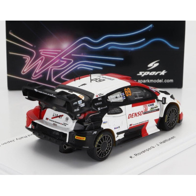 SPARK MODEL TOYOTA YARIS GR HYBRID RALLY1 TEAM TOYOTA GAZOO RACING WRT N 69 3rd RALLY JAPAN 2023 KALLE ROVANPERA - JONNE HALTTUN