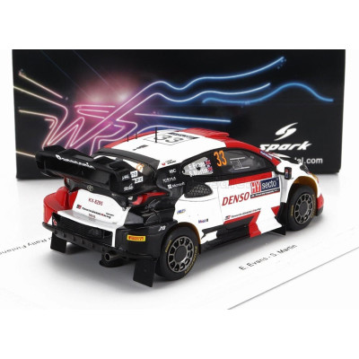 SPARK MODEL TOYOTA YARIS GR HYBRID RALLY1 TEAM TOYOTA GAZOO RACING WRT N 33 WINNER RALLY FINLAND 2023 ELFYN EVANS - SCOTT MARTIN