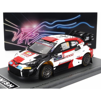 SPARK MODEL TOYOTA YARIS GR HYBRID RALLY1 TEAM TOYOTA GAZOO RACING WRT N 17 WINNER RALLY SAFARI 2023 SEBASTIAN OGIER - VINCENT L