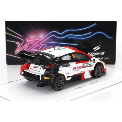 SPARK MODEL TOYOTA YARIS GR HYBRID RALLY1 TEAM TOYOTA GAZOO RACING WRT N 18 5th RALLY JAPAN 2023 T.KATSUTA - AARON JOHNSTON - WH