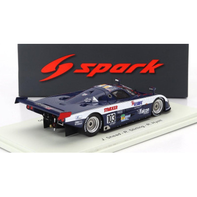 SPARK MODEL SPICE SE88C 3.3L V8 TEAM MAKO N 103 24h LE MANS 1990 ROBBIE STIRLING - JAMES SHEAD - ROSS HYETT - BLUE WHITE 1/43