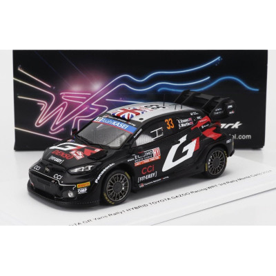 SPARK MODEL TOYOTA YARIS GR RALLY1 HYBRID TEAM TOYOTA GAZOO RACING WRT N 33 3rd RALLY MONTECARLO 2024 ELFYN EVANS - MARTIN SCOTT