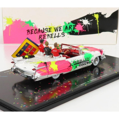 SPARK MODEL CADILLAC ELDORADO BIARRITZ CABRIOLET 1959 - PARADE DES PILOTES TEAM REBELLION RACING 24h LE MANS 2019 T.LAURENT - G.