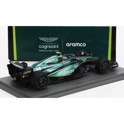 SPARK MODEL ASTON MARTIN F1  AMR23 TEAM ARAMCO COGNIZANT N 14 2nd DUTCH GP 2023 FERNANDO ALONSO - GREEN 1/43