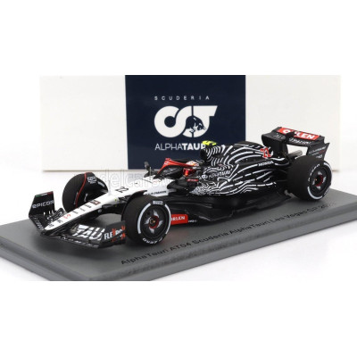 SPARK MODEL ALPHA TAURI F1  AT04 TEAM ALPHA TAURI N 22 LAS VEGAS USA GP 2023 YUKI TSUNODA - WHITE BLACK 1/43