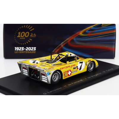 SPARK MODEL LOLA T280 COSWORTH DFV 3.0L V8 TEAM ECURIE BONNIER N 7 24h LE MANS 1972 J.DE BRAGATION - M.CABRAL - H.DE FIERLANDT -