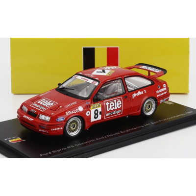 SPARK MODEL FORD ENGLAND SIERRA RS COSWORTH TEAM ANDY ROUSE ENGINEERING N 8 24h SPA 1987 ANDY ROUSE - WIN PERCY - THIERRY TASSIN