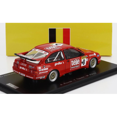 SPARK MODEL FORD ENGLAND SIERRA RS COSWORTH TEAM ANDY ROUSE ENGINEERING N 8 24h SPA 1987 ANDY ROUSE - WIN PERCY - THIERRY TASSIN