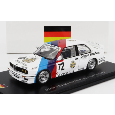 SPARK MODEL BMW 3-SERIES M3 (E30) TEAM BMW MOTORSPORT N 72 24h NURBURGRING 1987 DIETER QUESTER - MARKUS OESTREICH - WINFRIED VOG