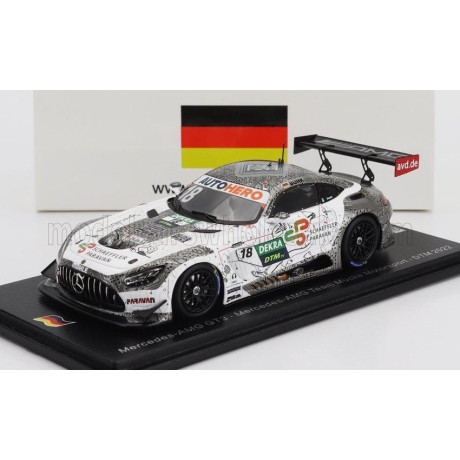 SPARK MODEL MERCEDES BENZ AMG GT3 EVO TEAM MUCKE MOTORSPORT N 18 DTM SEASON 2022 MAXIMILIAN BUHK - WHITE GREY 1/43
