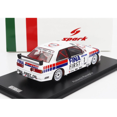 SPARK MODEL BMW 3-SERIES (E30) M3 TEAM BMW FINA N 1 SUPERTURISMO MONZA 1992 ROBERTO RAVAGLIA - WHITE 1/43
