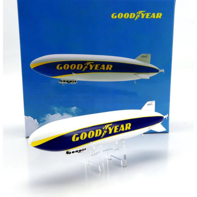 SPARK MODEL LUFTSCHIFFBAU ZEPPELIN DIRIGEABLE - DIRIGIBILE - GOODYEAR BLIMP - WHITE BLUE YELLOW 1/400