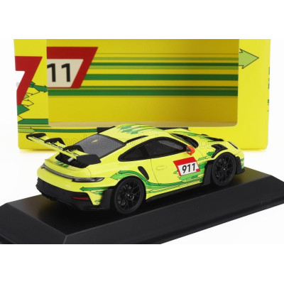 SPARK MODEL PORSCHE 911 992 GT3 RS N 911 COUPE 2023 - YELLOW GREEN 1/43