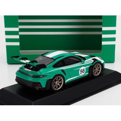 SPARK MODEL PORSCHE 911 992 GT3 RS N 56 RACING COUPE 2023 - GREEN WHITE 1/43