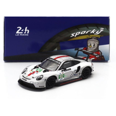SPARK MODEL PORSCHE 911 991-2 RSR-19 4.2L TEAM PORSCHE GT N 92 24h LE MANS 2022 MICHAEL CHRISTENSEN - KEVIN ESTRE - LAURENS VANT