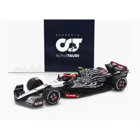 SPARK MODEL ALPHA TAURI F1  AT04 TEAM ALPHA TAURI N 22 LAS VEGAS USA GP 2023 YUKI TSUNODA - WHITE BLACK 1/64