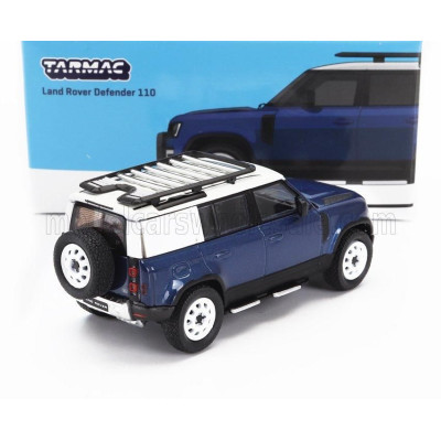 TARMAC LAND ROVER NEW DEFENDER 110 2020 - BLUE WHITE 1/64