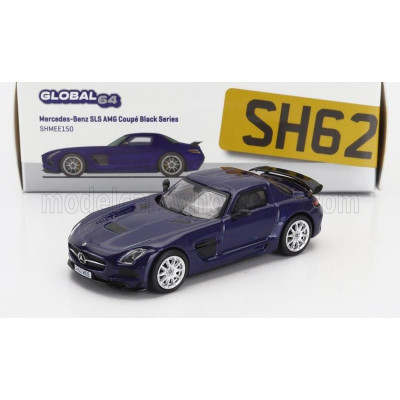 TARMAC MERCEDES BENZ SLS AMG BLACK SERIES 2020 - BLUE 1/64