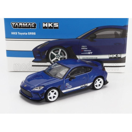TARMAC TOYOTA GR86 HKS 2022 - BLUE 1/64